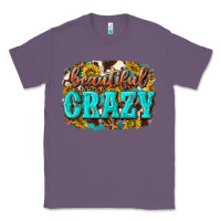 Lavender Western Beautiful Crazy Classic Tee - texasbilliewilder