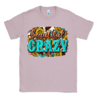 Lilac Western Beautiful Crazy Classic Tee - texasbilliewilder