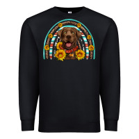 Black chocolate labrador rainbow Premium Sweatshirt - Artiststas