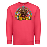 Cardinal chocolate labrador rainbow Premium Sweatshirt - Artiststas