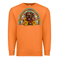 Carrot chocolate labrador rainbow Premium Sweatshirt - Artiststas