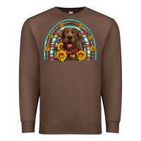 Chestnut chocolate labrador rainbow Premium Sweatshirt - Artiststas