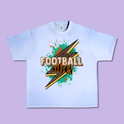 Football Vibes Urban Heavy Tee Designed By Howdyjamesfarm
