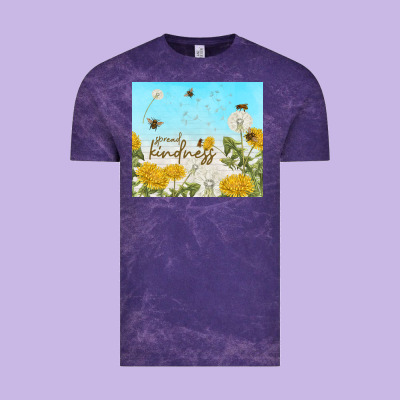 Spread Kindness With Dandelions Vintage Tee Designed By Tumblerdesignbyshophia