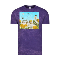 Cloud Purple spread kindness with dandelions Vintage Tee - TumblerDesignByShophia