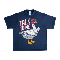 Navy Talk To Me- Funny Goose Tee- Funny Goose Gifts Premium Urban Heavy Tee - minhPixels