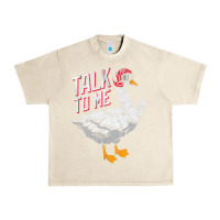 Sandshell Talk To Me- Funny Goose Tee- Funny Goose Gifts Premium Urban Heavy Tee - minhPixels