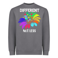 Storm Different Not Less Daisy Autism Puzzle Heavyweight Sweatshirt - CowhideDigitalArt