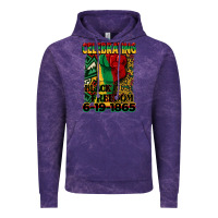 Cloud Purple celebrating black freedom 6 19 1865 juneteenth Vintage Hoodie - CowGirlArtShop