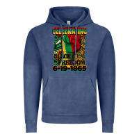 Vintage Denim celebrating black freedom 6 19 1865 juneteenth Vintage Hoodie - CowGirlArtShop