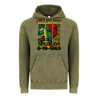 Vintage Olive celebrating black freedom 6 19 1865 juneteenth Vintage Hoodie - CowGirlArtShop