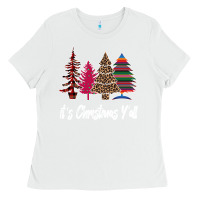White It s Christmas Y all Ladies Tee - Bettercallsaul