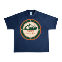 Navy Glacier National Park Urban Heavy Tee - minhPixels