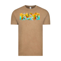 Vintage Coffee butterflies summer Vintage Tee - TumblerDesignByShophia