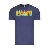Vintage Denim butterflies summer Vintage Tee - TumblerDesignByShophia