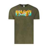 Vintage Olive butterflies summer Vintage Tee - TumblerDesignByShophia