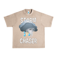 French Oak Kids Storm Chaser Boys Storm Hunter Tornado Gift Urban Heavy Tee - minhPixels