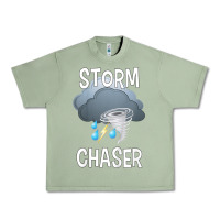 Oil Green Kids Storm Chaser Boys Storm Hunter Tornado Gift Urban Heavy Tee - minhPixels