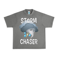 Kids Storm Chaser Boys Storm Hunter Tornado Gift Urban Heavy Tee | Teevron