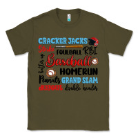 Army Green baseball typography words Classic Tee - Artiststas