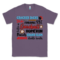 Lavender baseball typography words Classic Tee - Artiststas