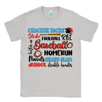 Moon Dust baseball typography words Classic Tee - Artiststas