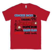 Red baseball typography words Classic Tee - Artiststas