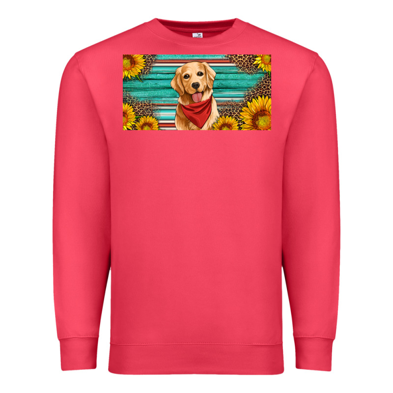 Golden Retriever License Plate Premium Sweatshirt by Artiststas | Teevron