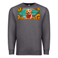 Charcoal Heather golden retriever license plate Premium Sweatshirt - Artiststas