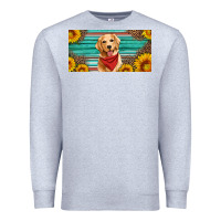 Heather Grey golden retriever license plate Premium Sweatshirt - Artiststas