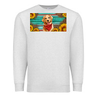 Oatmeal Heather golden retriever license plate Premium Sweatshirt - Artiststas