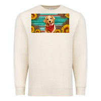 Sandshell golden retriever license plate Premium Sweatshirt - Artiststas