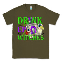 Army Green Drink Up Witches Classic Tee - texasbilliewilder