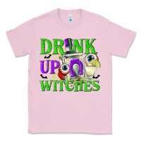 Bubblegum Pink Drink Up Witches Classic Tee - texasbilliewilder