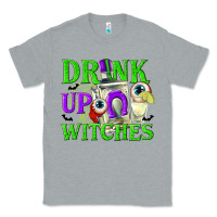 Heather Grey Drink Up Witches Classic Tee - texasbilliewilder