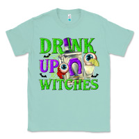Seafoam Drink Up Witches Classic Tee - texasbilliewilder