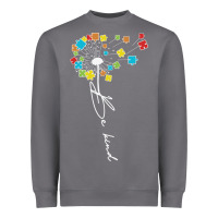 Storm Dandelion Autism Puzzle Be Kind Heavyweight Sweatshirt - CowhideDigitalArt