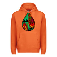 Carrot african masks teardrop  3 Premium Hoodie - BundleAndBundleShop