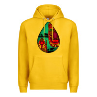 Lemon african masks teardrop  3 Premium Hoodie - BundleAndBundleShop