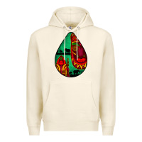 Tofu african masks teardrop  3 Premium Hoodie - BundleAndBundleShop