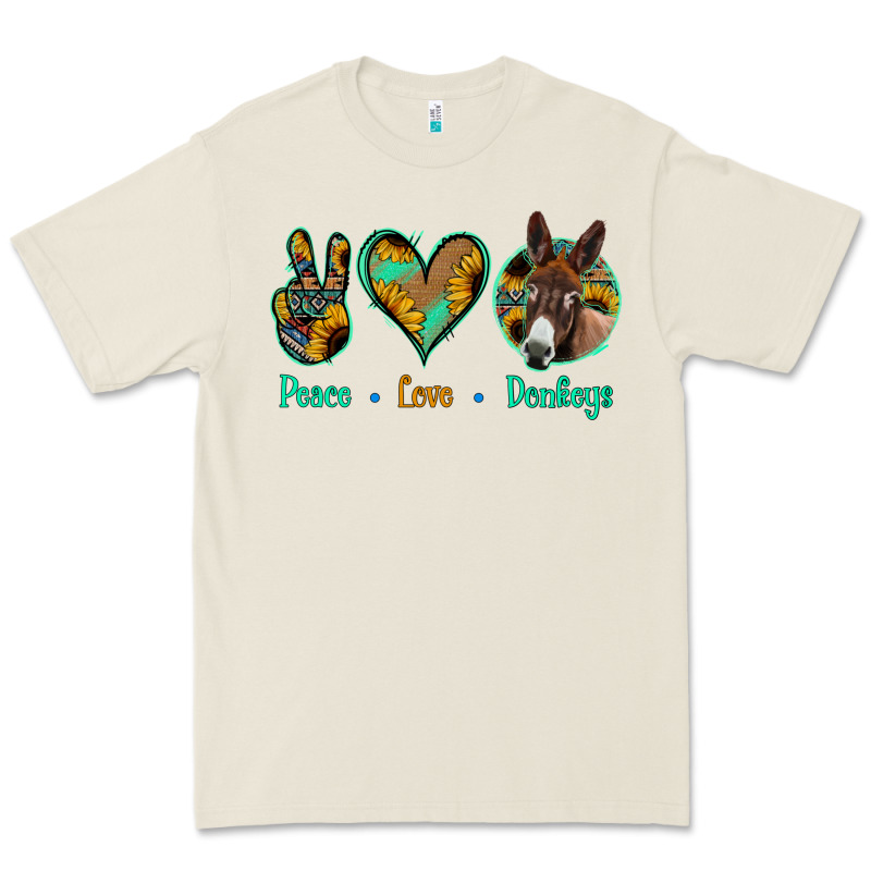 Peace Love Donkeys Premium Tee by Bettercallsaul | Teevron