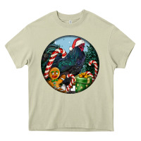 Mossy jersey giant rooster christmas Heavy Core Tee - LillyAllenDesigns