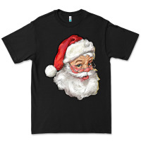 Black Santa Claus Premium Tee - RanaPortraitStore