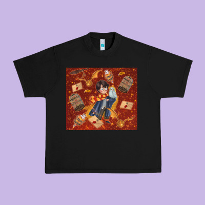 Wizard Boy With Magic Items Urban Heavy Tee Designed By Tumblerdesignbyshophia