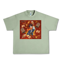 Oil Green wizard boy with magic items Urban Heavy Tee - TumblerDesignByShophia
