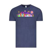 Vintage Denim boho retro floral mama Vintage Tee - TumblerDesignByShophia