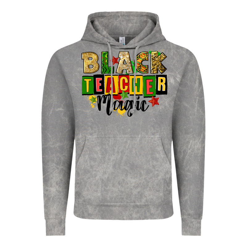 Black Teacher Magic Juneteenth Vintage Hoodie by CowGirlArtShop | Teevron