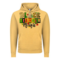 Vintage Mustard black teacher magic juneteenth Vintage Hoodie - CowGirlArtShop