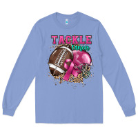 Colony Blue Tackle Cancer Long Sleeve Tee - HowdyJamesFarm