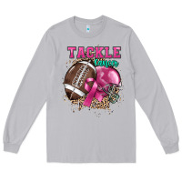 Moon Dust Tackle Cancer Long Sleeve Tee - HowdyJamesFarm